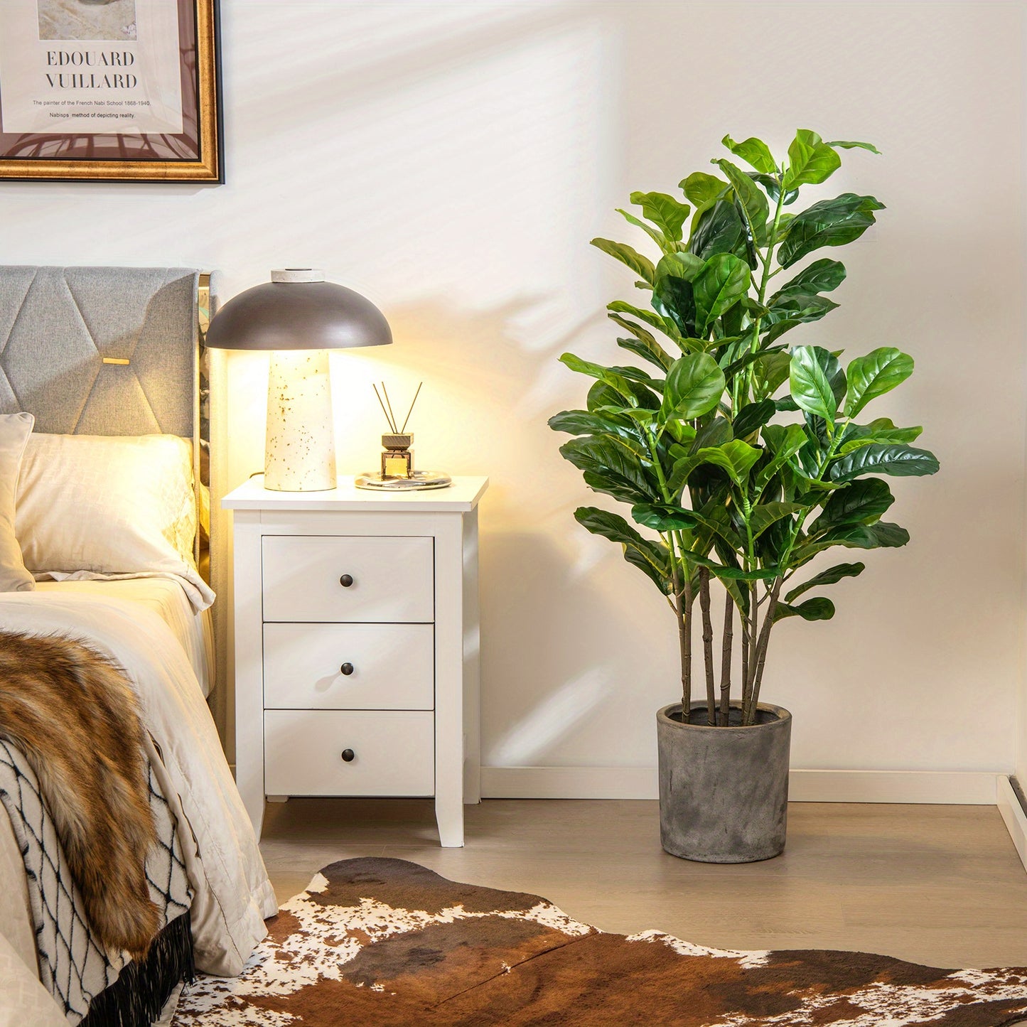Ensemble de 2 arbres artificiels Lifezeal de 51 pouces pour l'int¨¦rieur et l'ext¨¦rieur