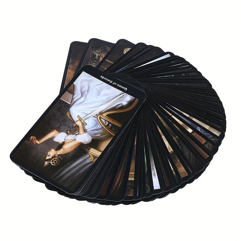 78-Card Steampunk Tarot Deck: Unlock the Mysteries of the Future