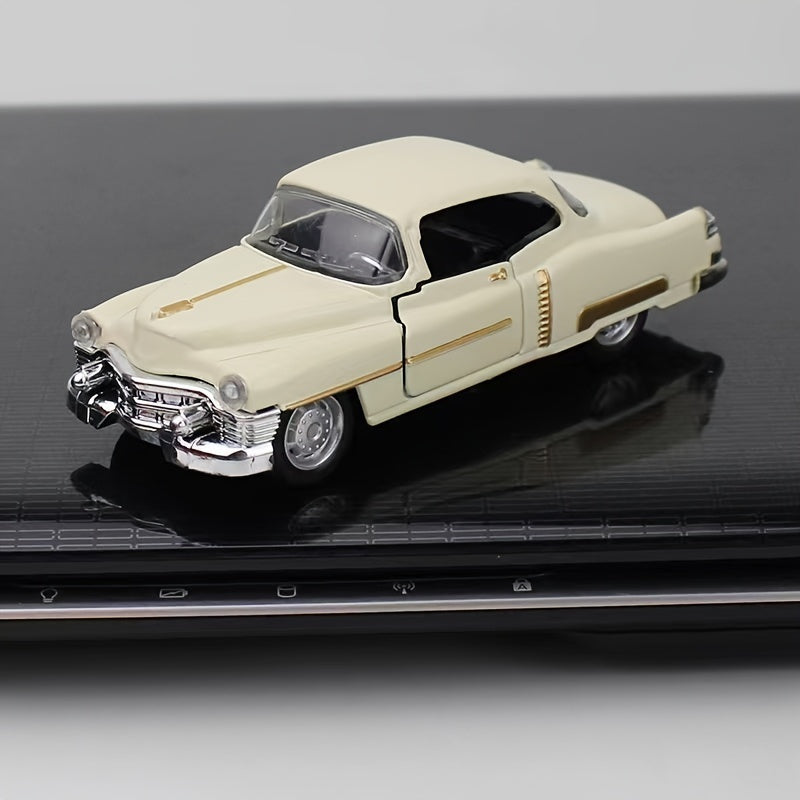 Retro Classic Car Alloy Car Model, Car Model Toy Can Open The Door Halloween Christmas Gift