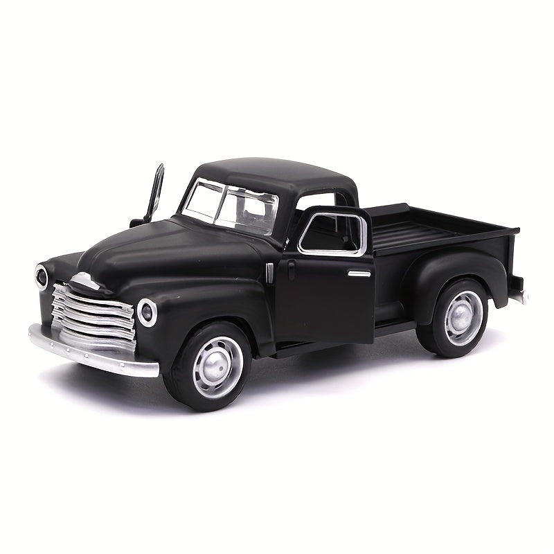 Simulation 1:32 Alloy Vintage Pickup Truck Model Children's Toys Automobile Pendulum Parts Huili Car Model Boy Toys Christmas, Halloween Gift for winter