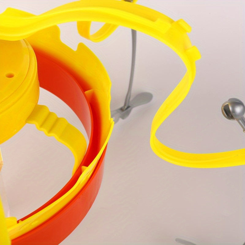 Crown Shape Rotating Food Hat Eat the Spinning Snacks Before the Music Stops for Children Play Cartoon Hat
