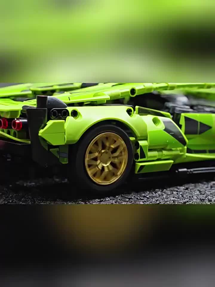 2360+pcs of sports car model building kit, ABS plastic stackable interlocking building toy, ideal birthday and Christmas gift