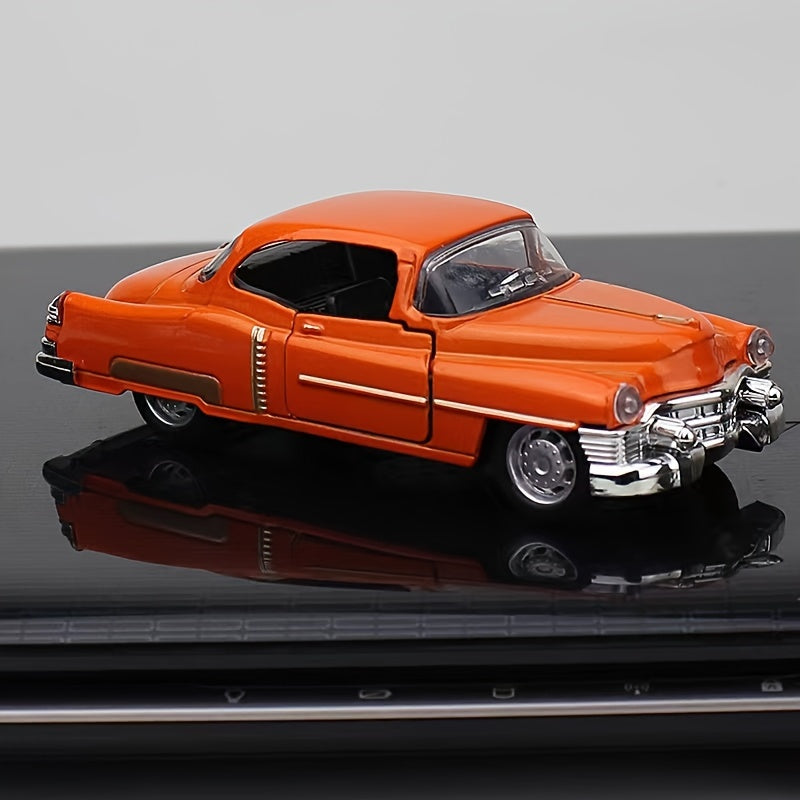 Retro Classic Car Alloy Car Model, Car Model Toy Can Open The Door Halloween Christmas Gift