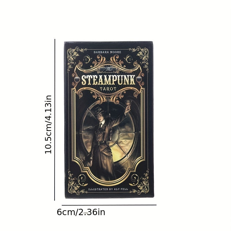 78-Card Steampunk Tarot Deck: Unlock the Mysteries of the Future