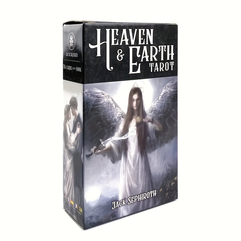1 Set of Vibrant Heaven & Earth Tarot Pocket Cards - Perfect for Parties, Meditation, and Spiritual Exploration - Great Conversation Starter and Unique Gift Idea