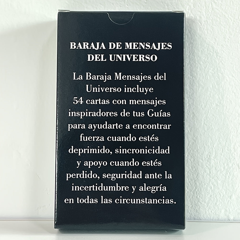 Spanish Tarot Deck, Universe Oracle Cards, Keywords Tarot, Spirit Messages Cards, Tarot Cards for Beginners, Spanish Version Tarot, 4.72x2.76inch, 54 Cards