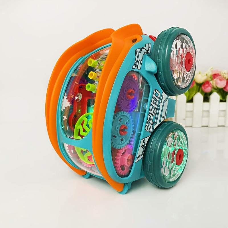 An Automatic Dump Truck Toy with Colorful Lights And Music, It Rolls Over by Itself And Is a Lot of Fun. It'S a Great Gift for Birthdays, Holidays, Christmas, Thanksgiving, Halloween, And Parties.