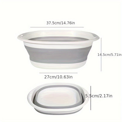 1pc\u002F3pcs Portable Foldable Washbasin - Durable Plastic, Ideal for RVs, Kitchens, Bathrooms, Homes & Outdoors - Perfect for Foot & Hand Washing - Essential Back-to-School Gear, Thick, Dormitories RV Sinks
