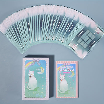 DREAMING CAT TAROT, 78 Card Standard Size Fortune Telling Card Party Game, Fortune Telling Board Game Halloween, Thanksgiving, Christmas Gift