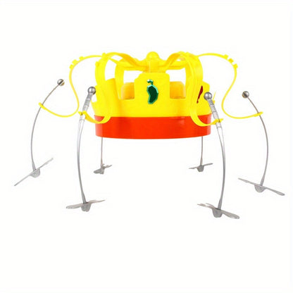 Crown Shape Rotating Food Hat Eat the Spinning Snacks Before the Music Stops for Children Play Cartoon Hat