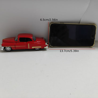 Retro Classic Car Alloy Car Model, Car Model Toy Can Open The Door Halloween Christmas Gift