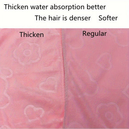 Super Soft Microfiber Bath Towel, Highly Absorbent and Quick Drying Design with Cute Bear Pattern, Suitable for Bathroom, Shower, Swimming Pool and Beach - 200g Thickened Microfiber Cloth