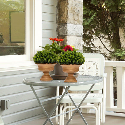 Lifezeal Lot de 4 plantes artificielles en pot - Mini plantes vertes d¨¦coratives pour l'int¨¦rieur