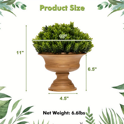 Lifezeal Lot de 4 plantes artificielles en pot - Mini plantes vertes d¨¦coratives pour l'int¨¦rieur