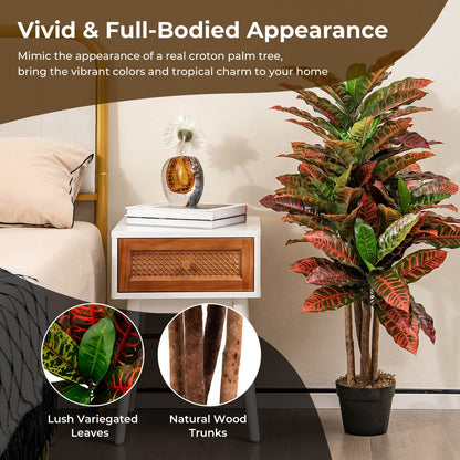 Plante artificielle de croton MULTIGOT 40\