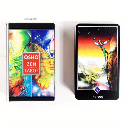 1pc Zen Tarot Card Game 1pc Osho Zen Tarot Osho Zen Card Reasoning Tarot Card Board Game Card