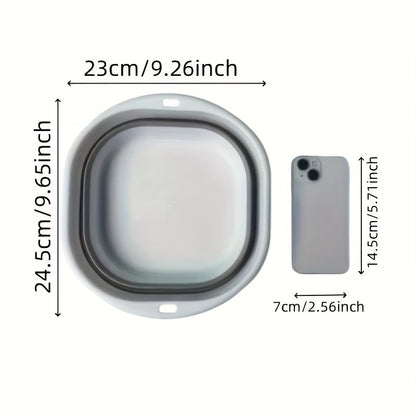 Collapsible Sink Basin for Space Saving - Portable Folding Wash Basin for Home, Dorm, Camping - Contemporary Style, Multi-purpose Foot Bath and Foot Wash Basin-RV washbasin