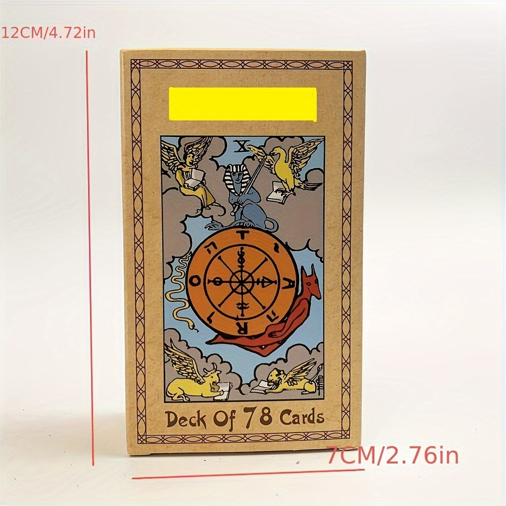 Tarot Card, Full Set Of Tarot Card Color Printing Tarot Card, Divination Props, Suitable For Beginners To Experts
