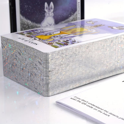 Lunalapin Tarot Cards In Tin Box Gilded Edge Tarot Deck For Fortune Telling Divination Board Game Cards