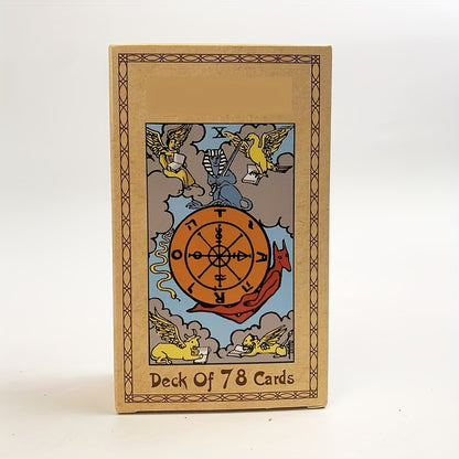 Tarot Card, Full Set Of Tarot Card Color Printing Tarot Card, Divination Props, Suitable For Beginners To Experts