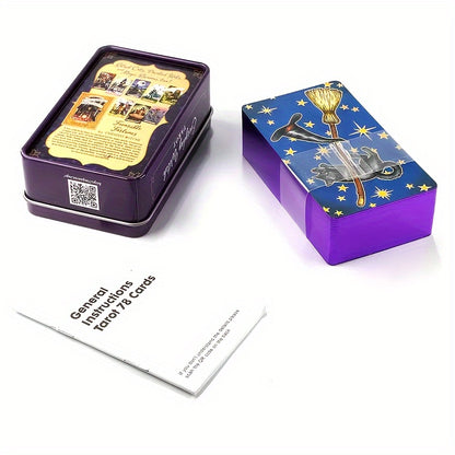 For Ages 14 and Up, Gilded Edges Everyday Witch Tarot Deck: Standard Role-Playing Game