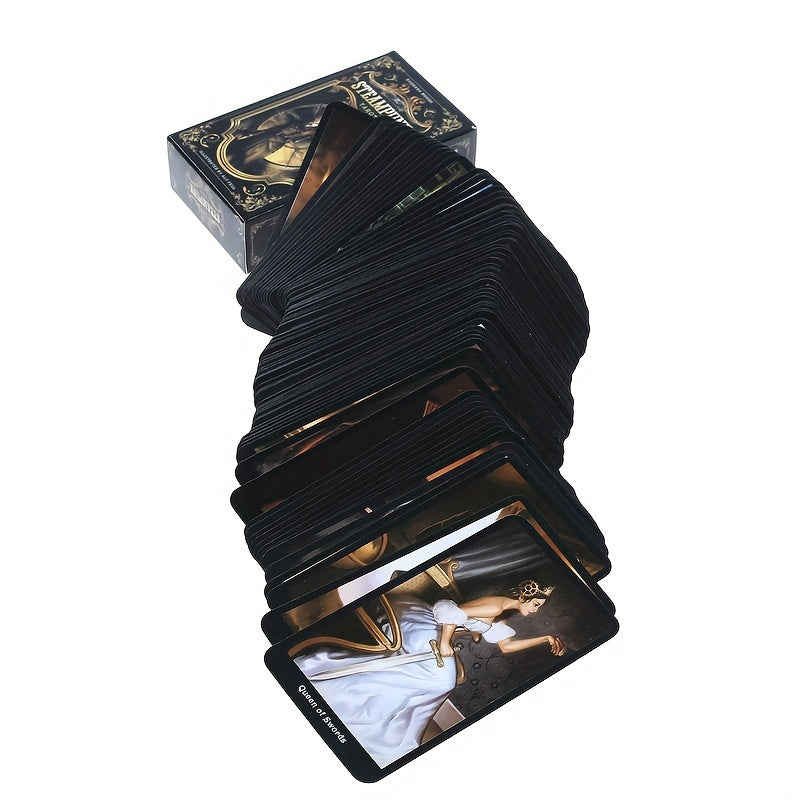 78-Card Steampunk Tarot Deck: Unlock the Mysteries of the Future