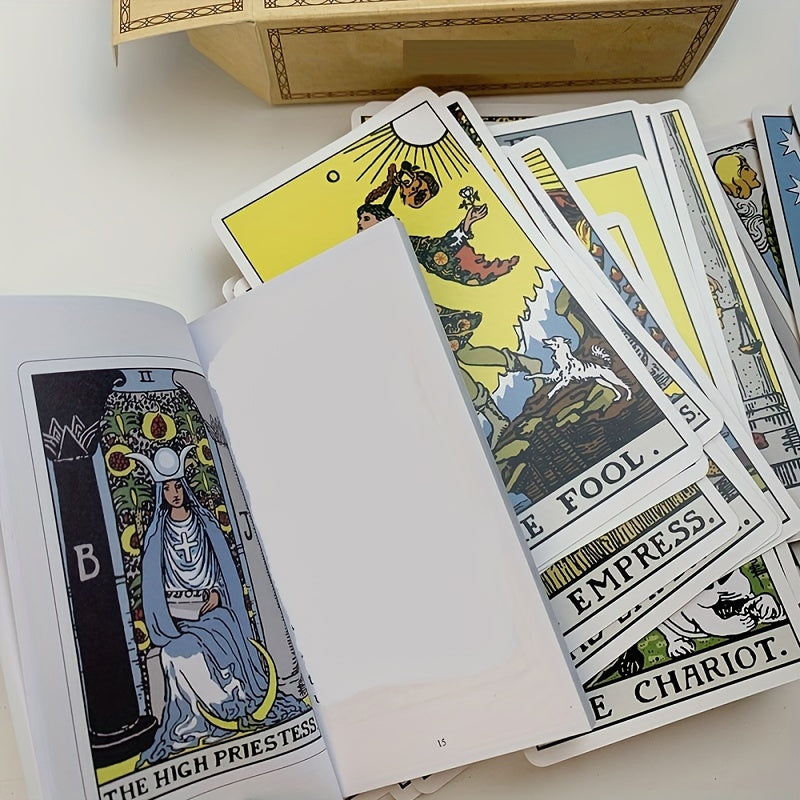 Tarot Card, Full Set Of Tarot Card Color Printing Tarot Card, Divination Props, Suitable For Beginners To Experts