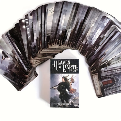 1 Set of Vibrant Heaven & Earth Tarot Pocket Cards - Perfect for Parties, Meditation, and Spiritual Exploration - Great Conversation Starter and Unique Gift Idea