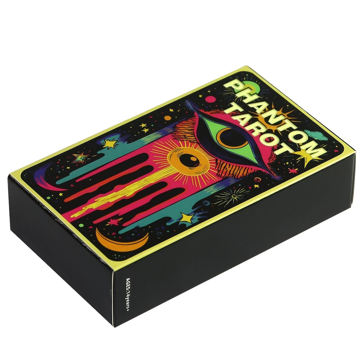 1 Deck English Phantom Cards Board Game, Paper Material, Classic Tarot Inspired Divination Tool for Strategy and Decision Making