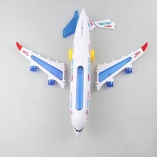 Electric Airplane Toys, Light-Up Airplane Model Toys, Airplane Toys with Flashing Lights And Moving Wheels, Party Birthday Gifts