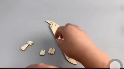 DIY Airplane Physics Education Toy Kit - Hands-On Learning, Experimental Skills, Color & Learn