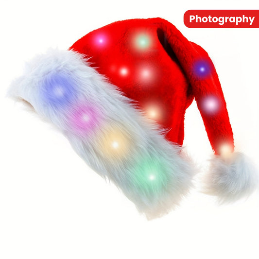 Cool Funny Christmas Hat Cool Unique Plush Christmas Hat, Funny Light Funny Christmas Hat, Halloween Cosplay Costume Props, Party Decors Photography Props, Ideal choice for Gifts for stocking stuffers