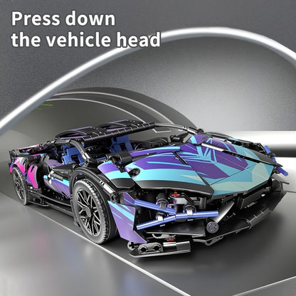 1314pcs Technology Series Classic Cyber Style Racing Car Building Blocks City Famous Super Cars MOC Assembly Toy Easter Gift Birthday Present
