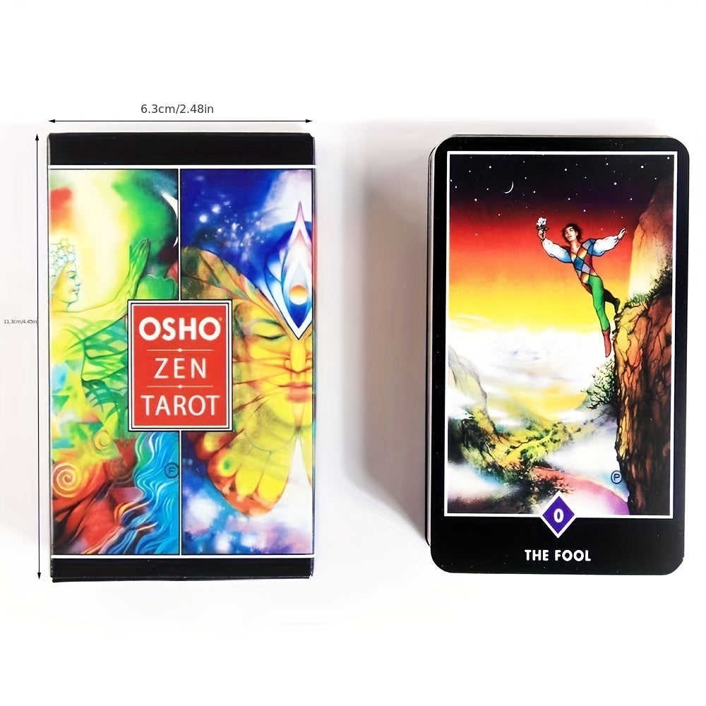 1pc Zen Tarot Card Game 1pc Osho Zen Tarot Osho Zen Card Reasoning Tarot Card Board Game Card